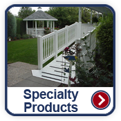 Specialty Products gallery button image. Cedar Rapids fence company Iowa fence company custom projects residential commercial pergolas arbors arches gazebos mail boxes garden arch gate arch 