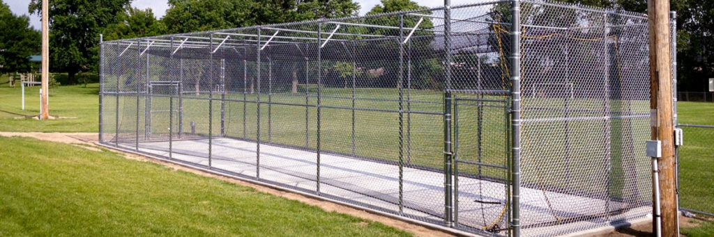 Cedar Rapids fencing company commercial fencing contractors Nebraska ballfield baseball field softball field football field complex pickle ball courts basketball tennis courts track peewee elementary junior high high school college professional community chain link wood ornamental backstop dugouts outfield batter's eye